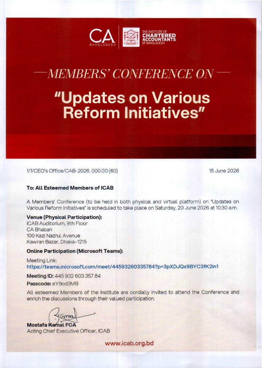 Reform Update ICAB